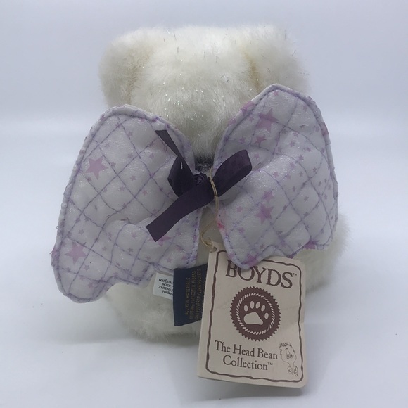 Boyds Bear Plush Head Bean Collection Daughters Are Angels Angel B Loved - Picture 5 of 6